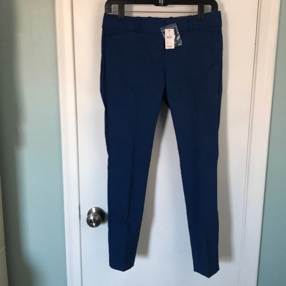 The Limited azure blue piped dress pants